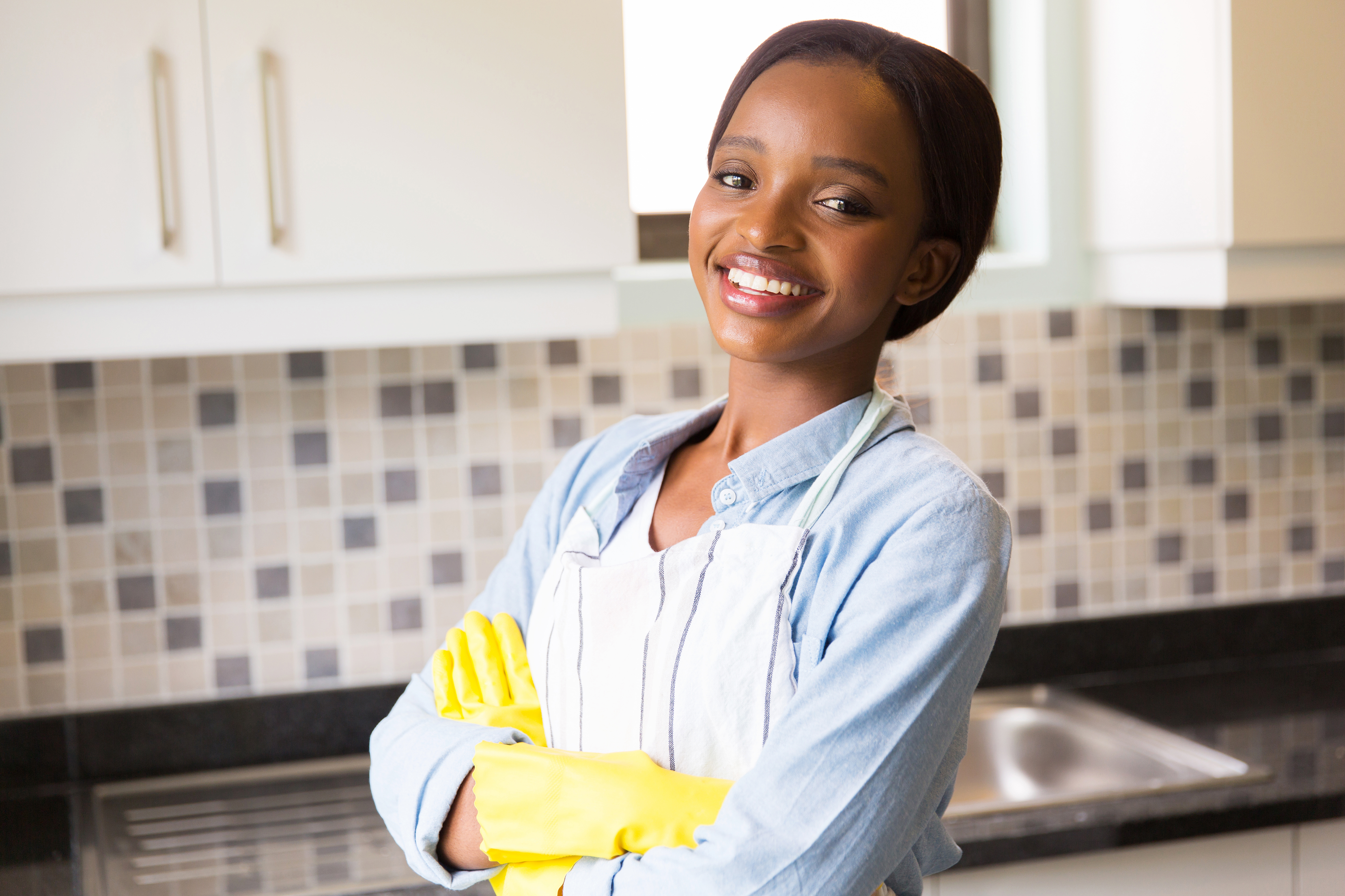 Professional cleaner Ama Darko