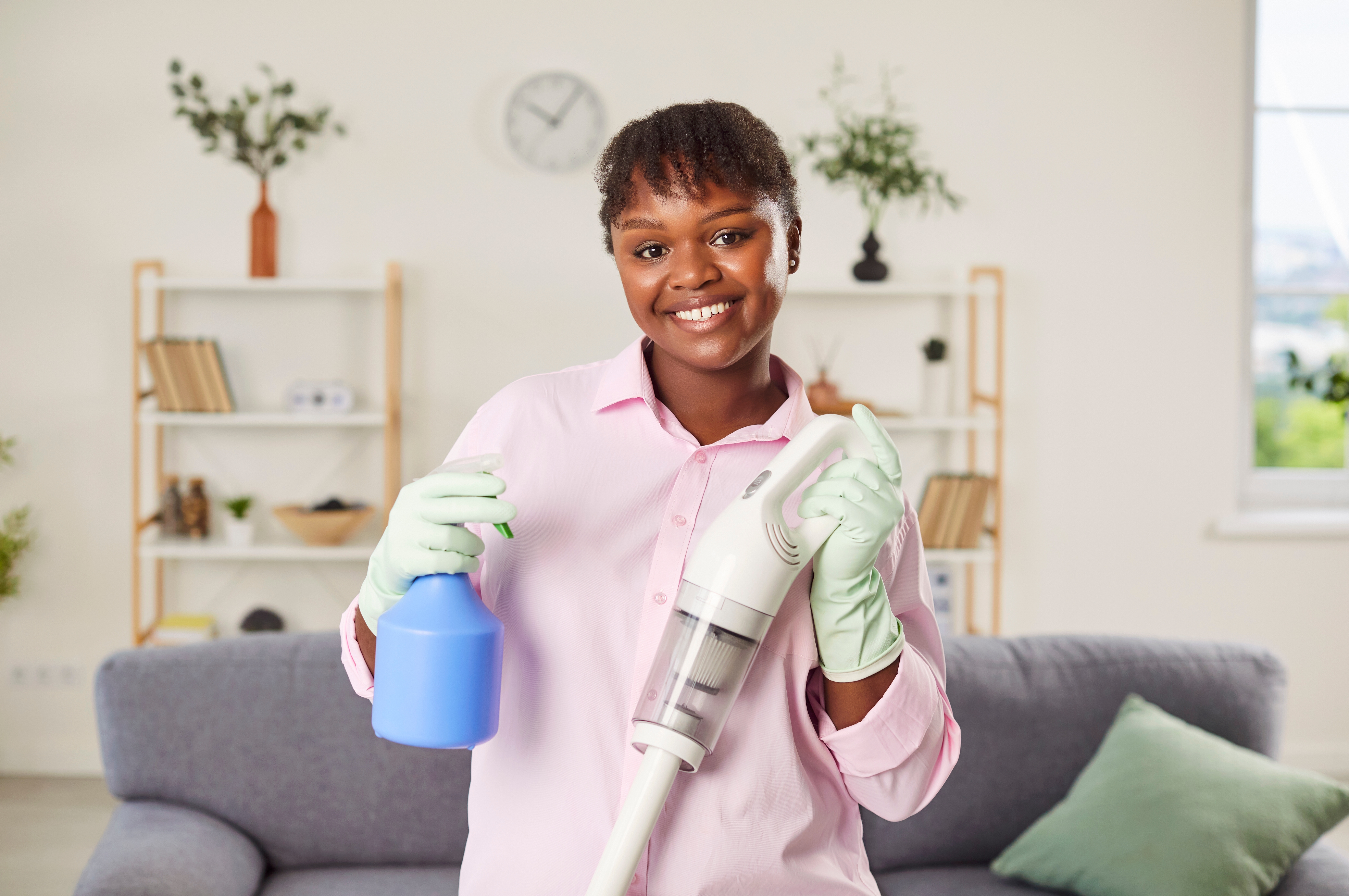 Professional cleaner Akosua Agyepong
